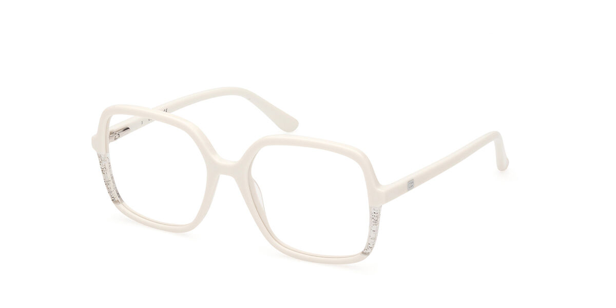 Photos - Glasses & Contact Lenses GUESS GU2950 021 Women's Eyeglasses White Size 53  - Blu (Frame Only)