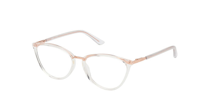 Guess GU2957 074 Glitter Pink Eyeglasses | SmartBuyGlasses US display picture 1