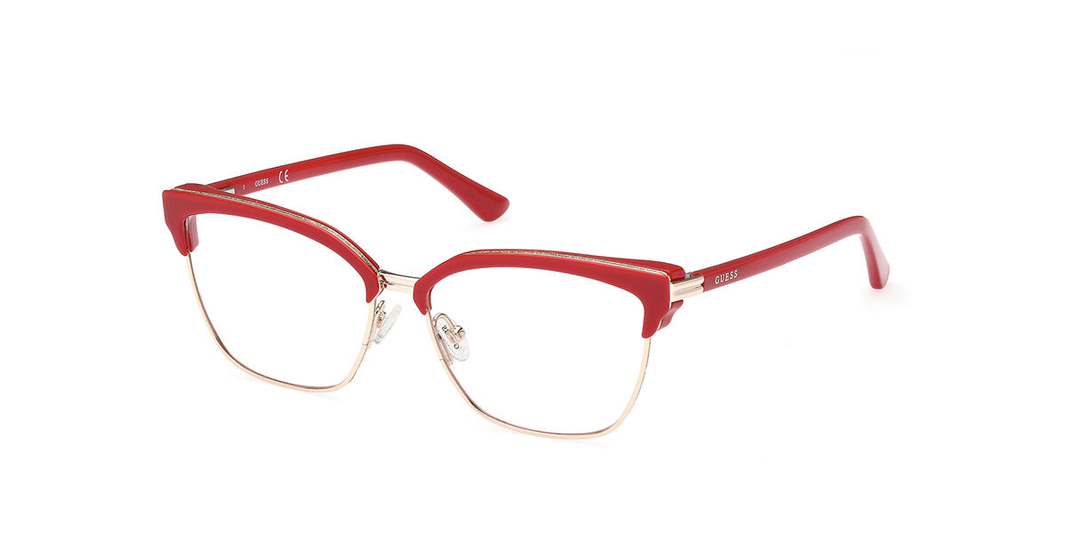 Photos - Glasses & Contact Lenses GUESS GU2945 066 Women's Eyeglasses Red Size 54  - Blue (Frame Only)