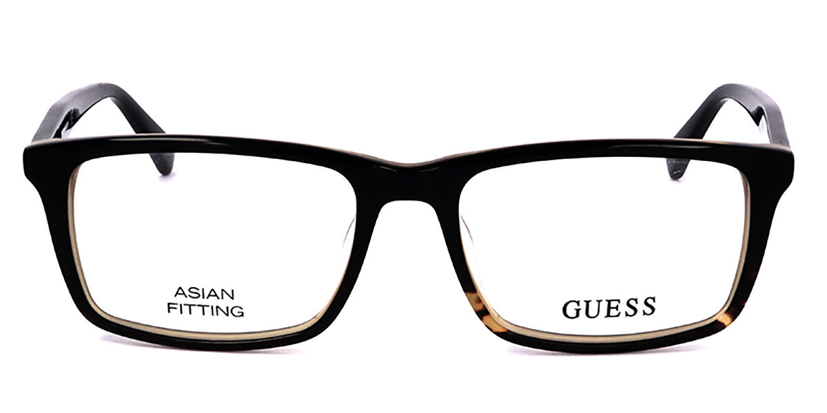 Guess GU 1897-F Asian Fit 005 Eyeglasses in Black Horn