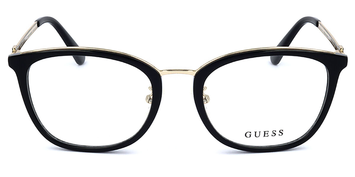 Guess GU2801D Asian Fit 001 Eyeglasses in Shiny Black