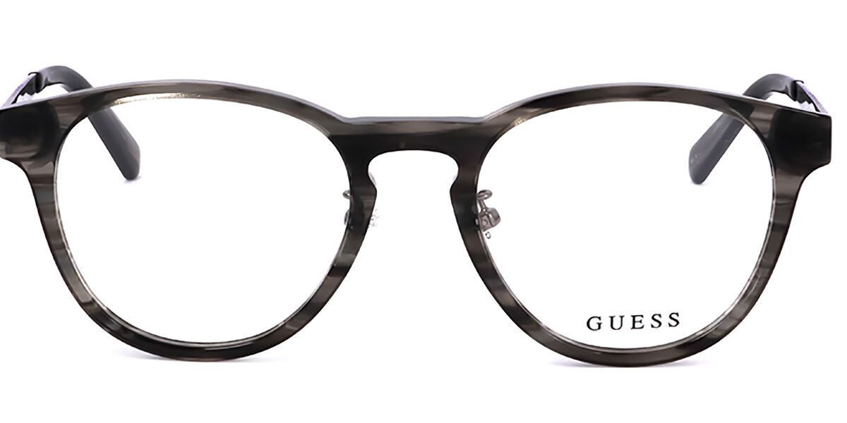 Guess GU50008D Asian Fit 020 Eyeglasses in Grey Horn SmartBuyGlasses USA