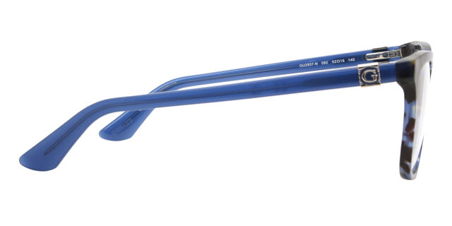 Guess GU2937-N 092 Blue Tortoise Eyeglasses | SmartBuyGlasses US display picture 1