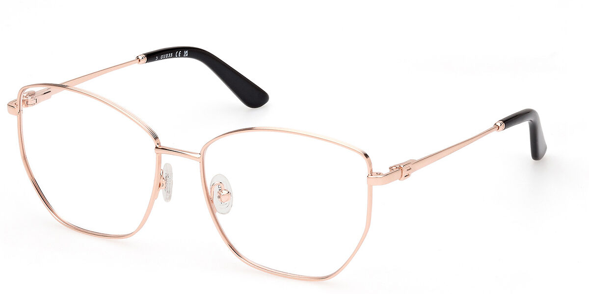 Photos - Glasses & Contact Lenses GUESS GU2825 072 Women's Eyeglasses Rose-Gold Size 53   (Frame Only)