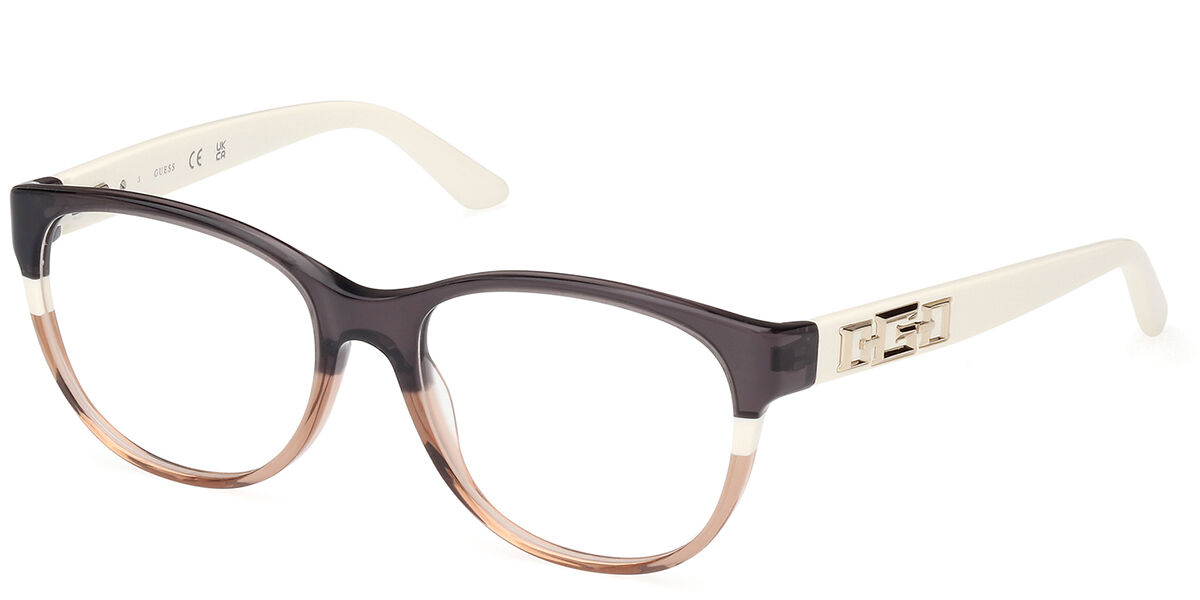 Photos - Glasses & Contact Lenses GUESS GU2980 020 Women's Eyeglasses Brown Size 53  - Blu (Frame Only)