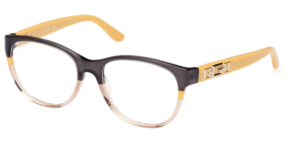 Photos - Glasses & Contact Lenses GUESS GU2980 041 Women's Eyeglasses Brown Size 53  - Blu (Frame Only)
