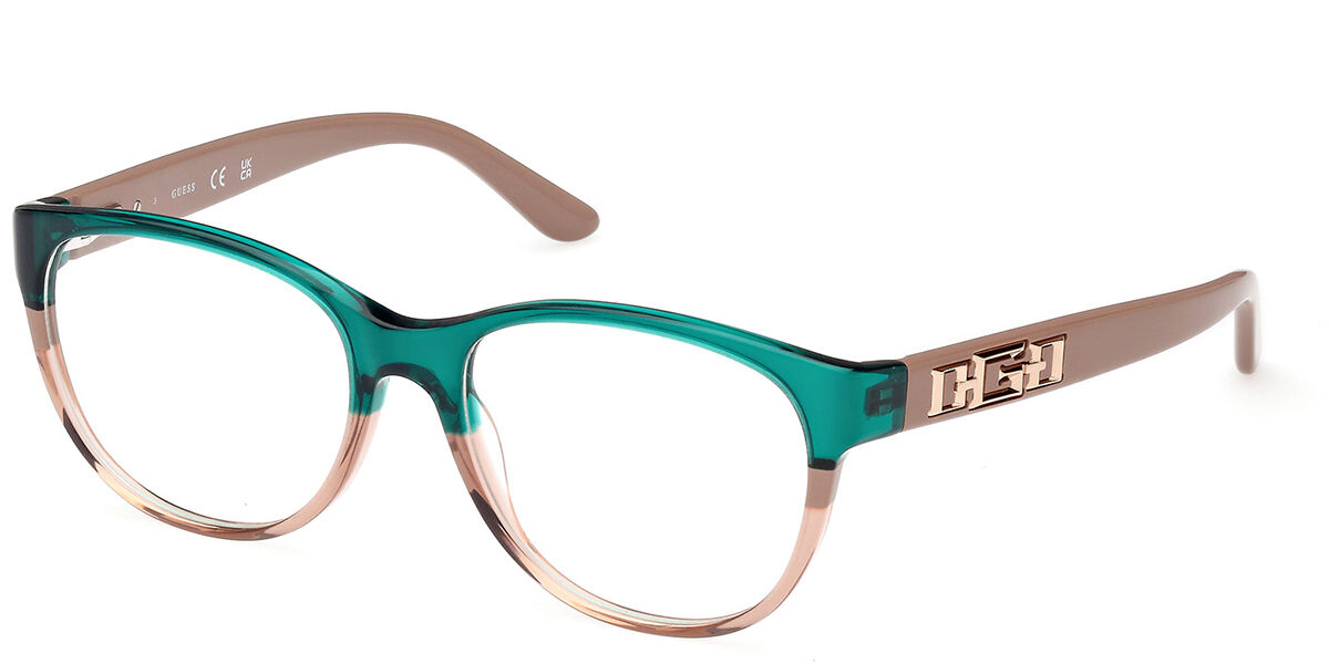 Guess GU2980 059 Glasses Transparent Turquoise/Light Brown ...