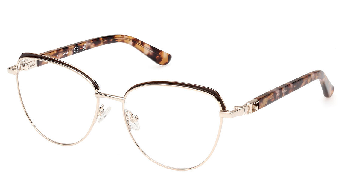 Guess GU2982 024 Glasses Clear/Gold | VisionDirect Australia