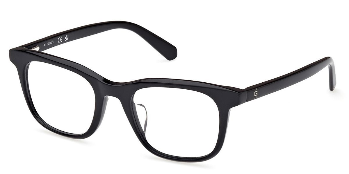 Photos - Glasses & Contact Lenses GUESS GU50092-H 001 Men's Eyeglasses Black Size 50  - Bl (Frame Only)