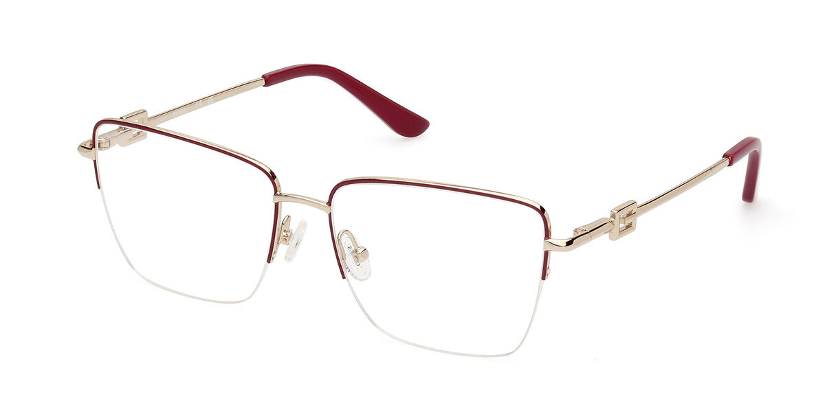Photos - Glasses & Contact Lenses GUESS GU2976 071 Women's Eyeglasses Gold Size 53  - Blue (Frame Only)