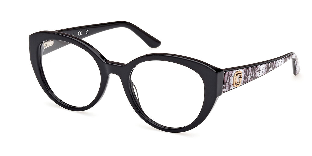 Photos - Glasses & Contact Lenses GUESS GU50127 001 Women's Eyeglasses Black Size 53  - Bl (Frame Only)