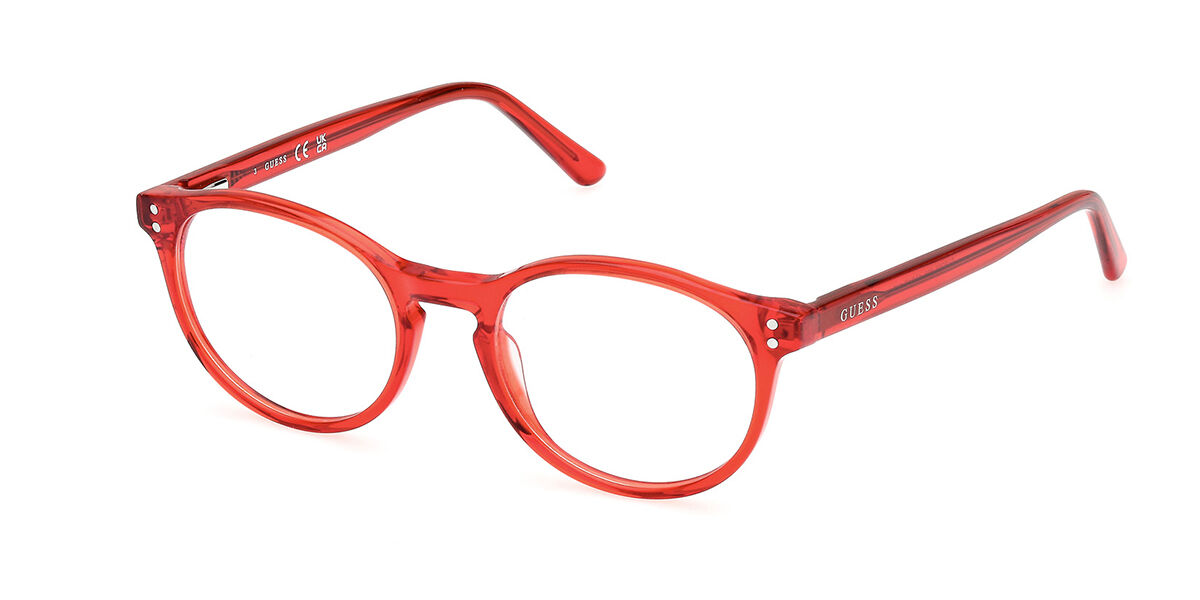 Photos - Glasses & Contact Lenses GUESS GU8266 Kids 066 Kids' Eyeglasses Red Size 49  - Bl (Frame Only)