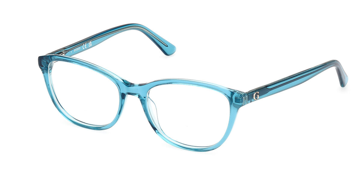 Photos - Glasses & Contact Lenses GUESS GU8270 Kids 090 Kids' Eyeglasses Blue Size 50  - B (Frame Only)