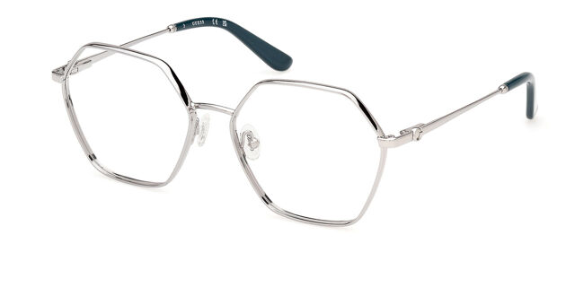 Guess Shiny Silver Eyewear Frame Eyeglasses Guess GU 2717 081 Shiny Grey / - Walmart.com main image 4