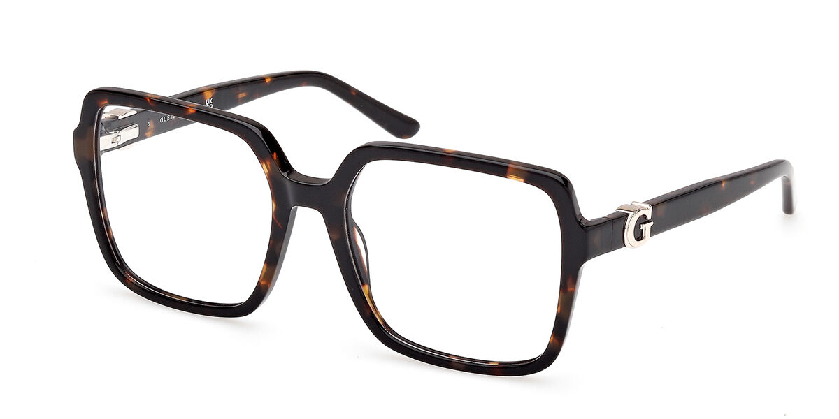 Photos - Glasses & Contact Lenses GUESS GU50228 052 Women's Eyeglasses Tortoiseshell Size 56  - Blue Light Block Available (Frame Only)