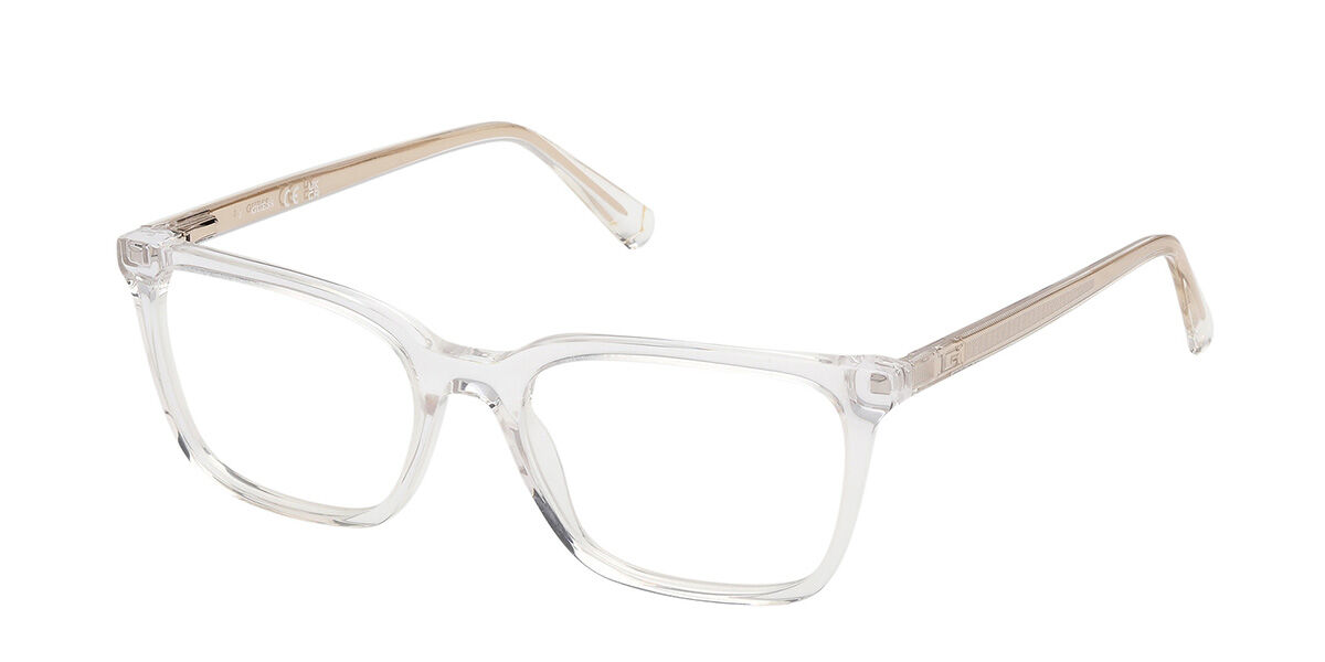 Guess Gu50391 026 Men's Glasses Clear Size 53 - Free Lenses - Blue Light Block Available