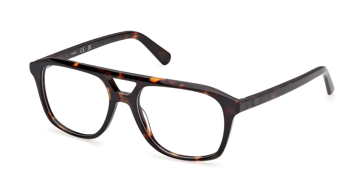 Guess GU50447 Men's Glasses, Tortoiseshell, Size 54