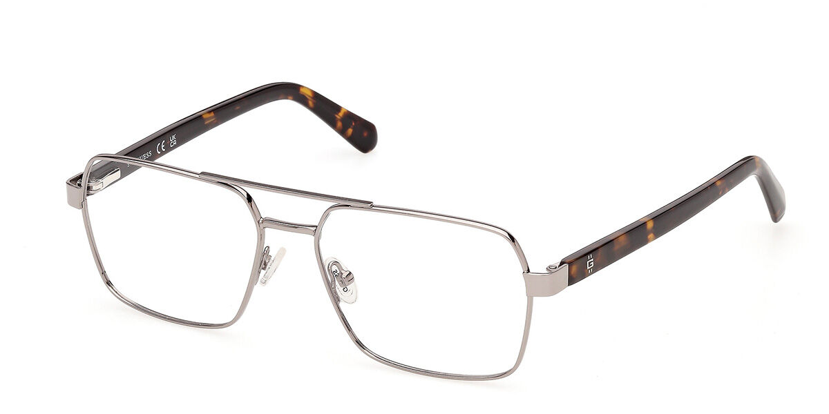 Guess GU50449 Men's Glasses, Gunmetal, Size 56