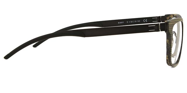 Final Price! Mercedes-Benz M4017 D Eyeglasses NEW Mercedes-Benz M4017 D Khaki Wood/Black 50mm Eyeglasses  main image 4