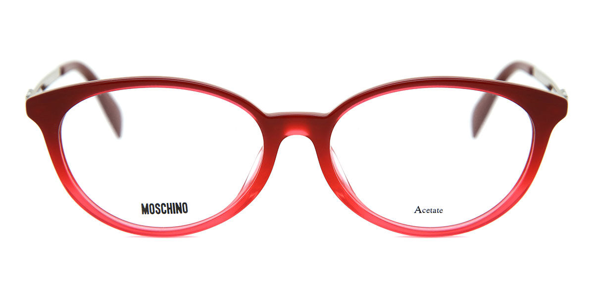 Moschino MOS526/F Asian Fit C9A 53 R&ouml;da Glas&ouml;gon (Endast B&aring;ge) Kvinna