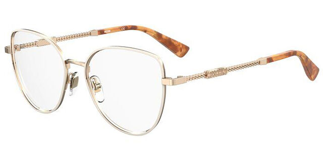 Moschino MOS601 IJS Ivory Gold Eyeglasses | SmartBuyGlasses US display picture 2