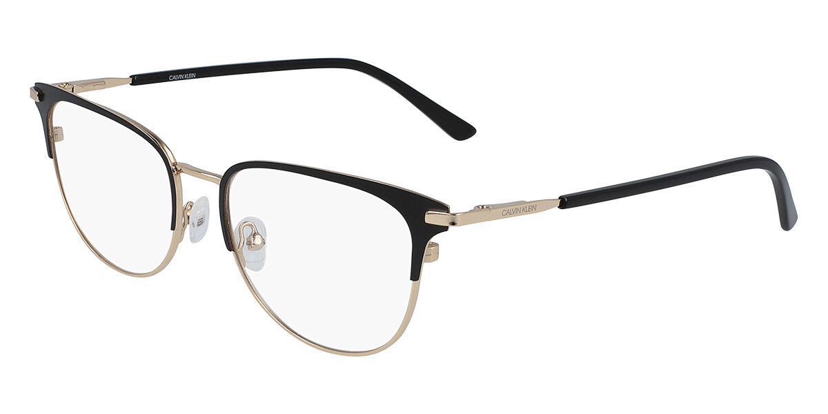 Ck 20303 001 Eyeglasses In Satin Black Gold Smartbuyglasses Usa