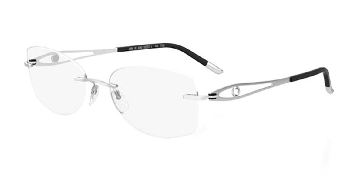 Silhouette NUANCE 4356 6050 Eyeglasses in Silver | SmartBuyGlasses USA