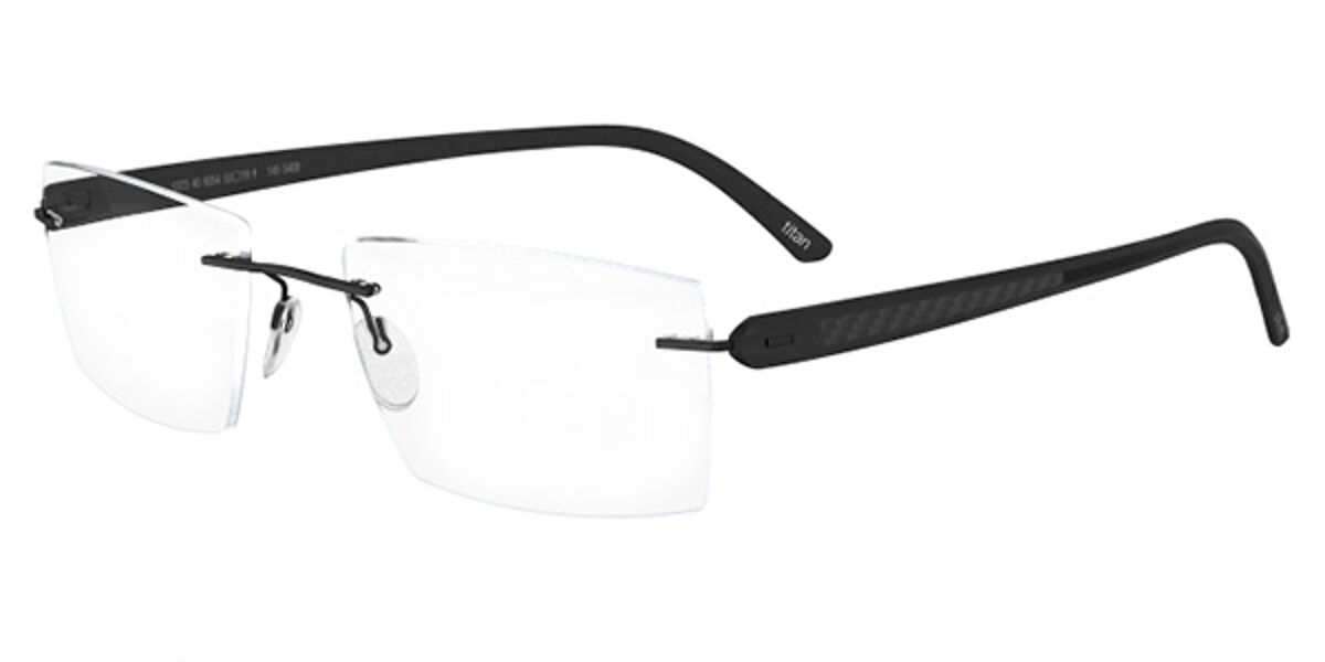 Silhouette CARBON T1 5372 6053 Glasses Black | SmartBuyGlasses UK