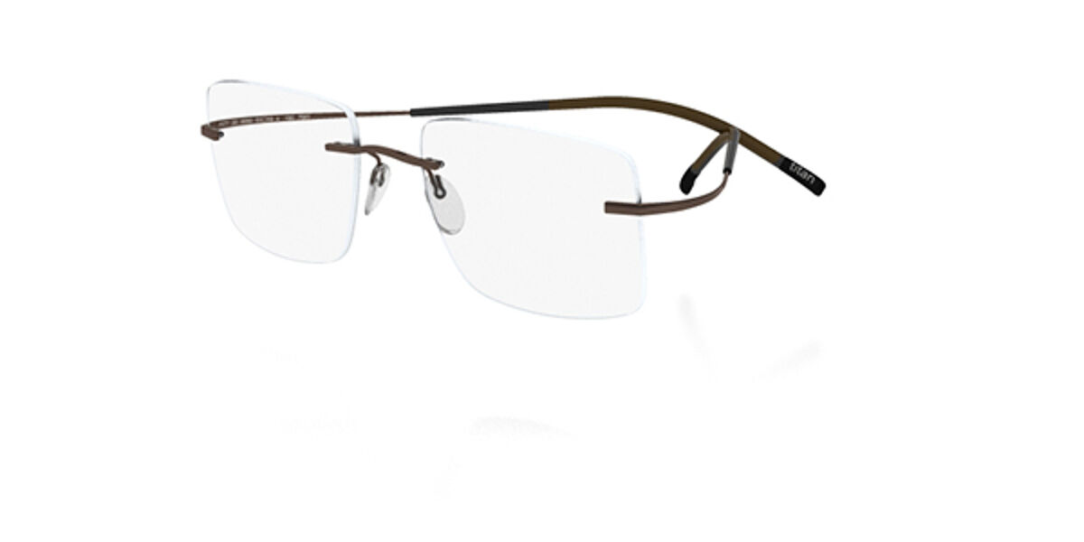 Silhouette 5396 6074 Eyeglasses in Brown | SmartBuyGlasses USA