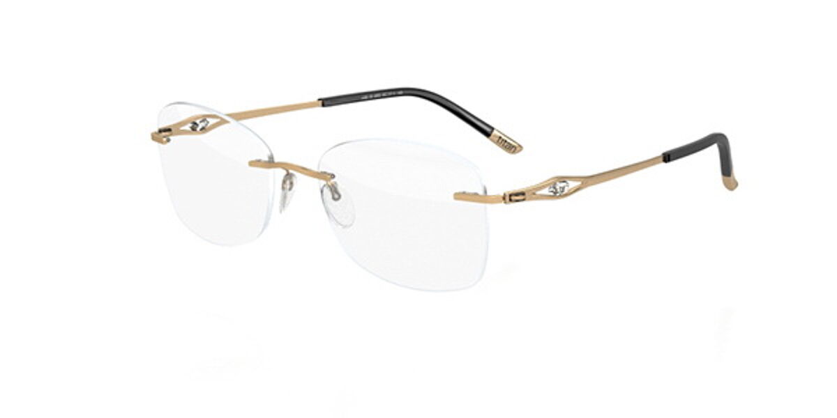 Silhouette CARESSE 4488 6052 Eyeglasses in Gold | SmartBuyGlasses USA
