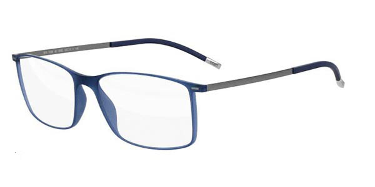 Silhouette Urban LITE 2902 6055 Eyeglasses in Blue | SmartBuyGlasses USA