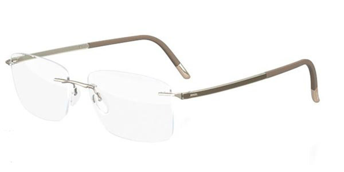 Silhouette 5473 6051 Glasses Silver | VisionDirect Australia