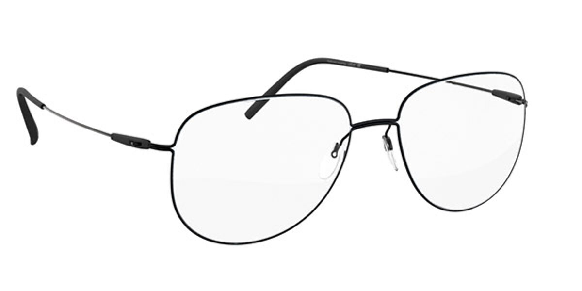 Silhouette 5507 9040 Eyeglasses in Black | SmartBuyGlasses USA