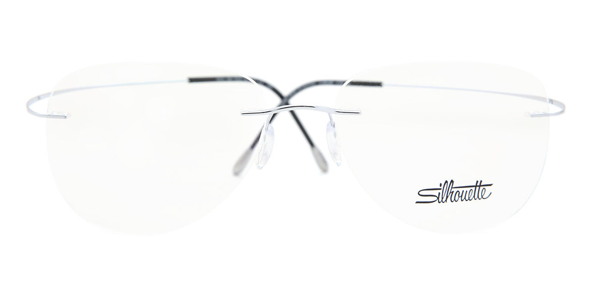 Lunettes De Soleil Silhouette CALEUM TMA COLLECTION 8745 - Noir/Argent 64/17/140 - Neuf Avec étiquettes
