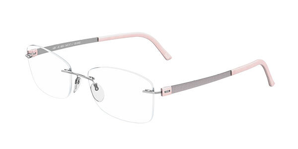 silhouette eyeglasses titan accent chassis 5452 rimless optical frame