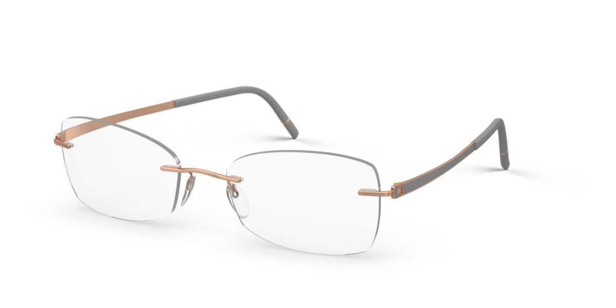 Silhouette Momentum 5529 6520 Eyeglasses in Rose Gold | SmartBuyGlasses USA