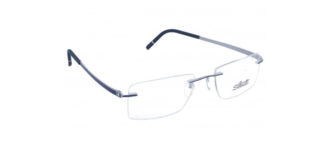 Silhouette Momentum 5529 4510 Eyeglasses in Blue SmartBuyGlasses USA