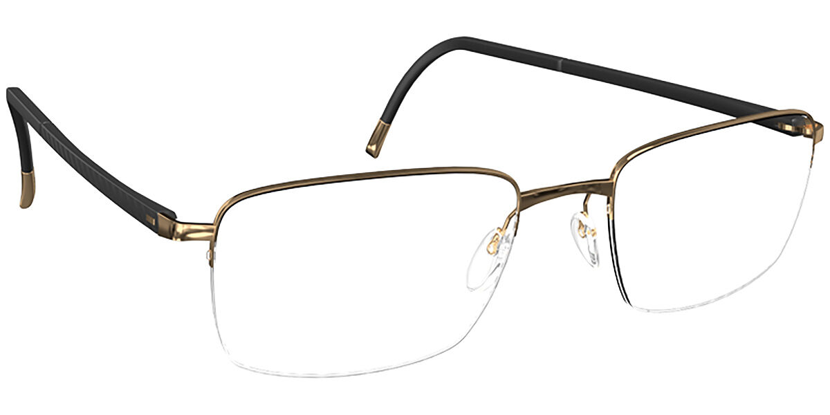Silhouette Illusion 5560 7530 Eyeglasses in Satin Black
