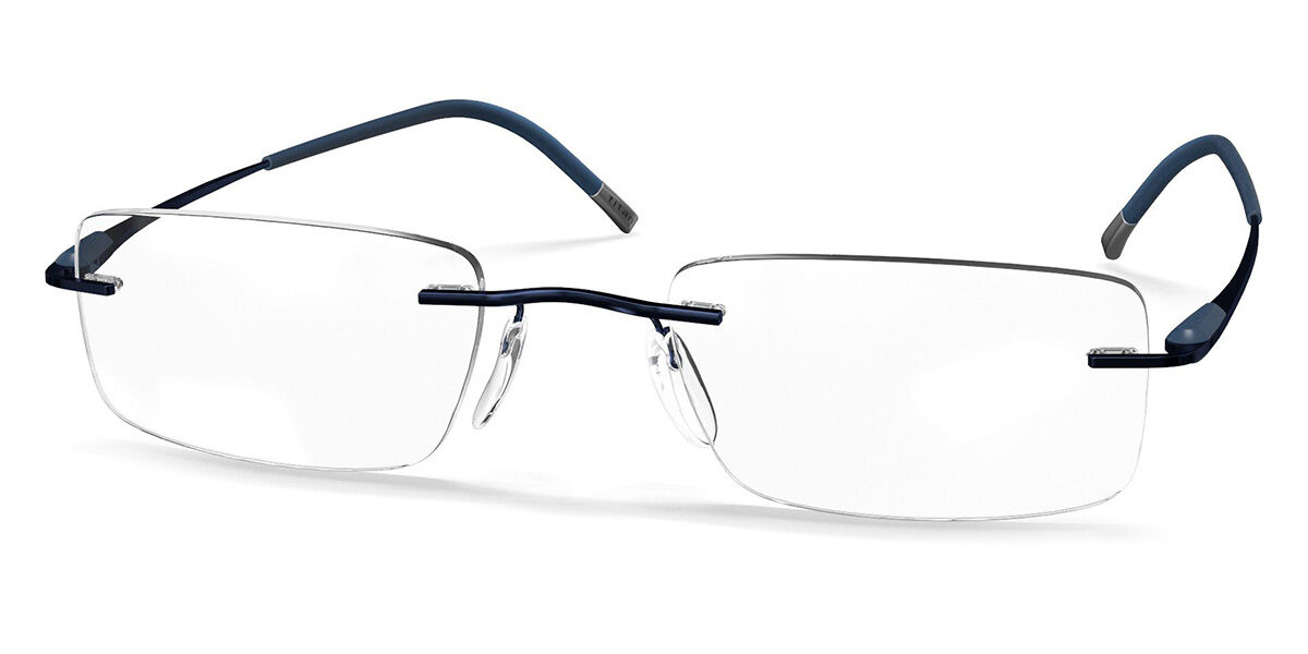 Silhouette Purist 5561 4540 Glasses Blue VisionDirect Australia