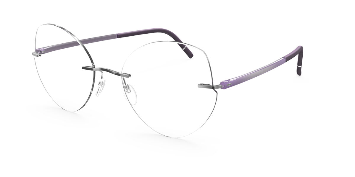 Silhouette The Wave 5567 7000 Glasses Silver VisionDirect Australia