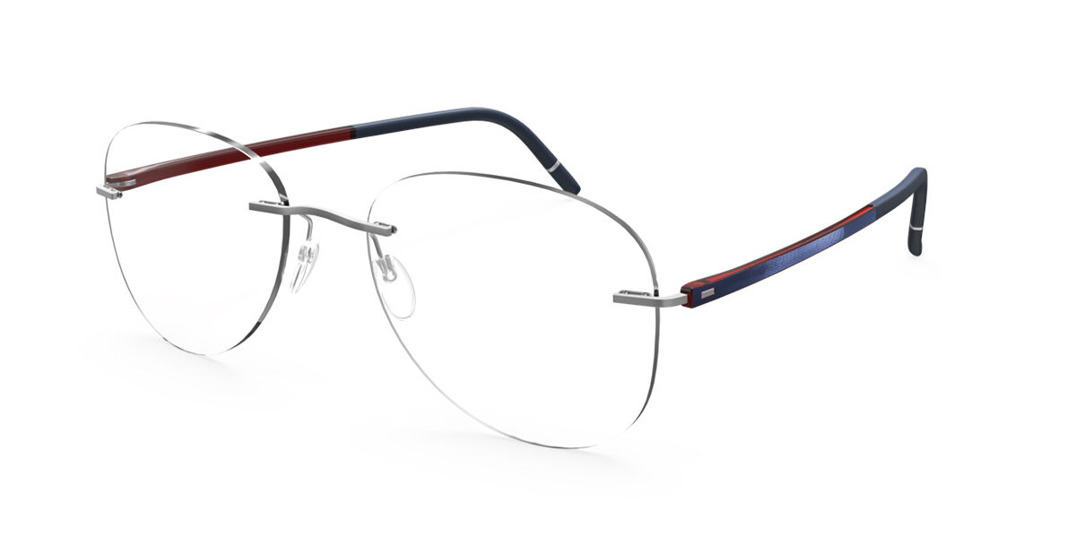 New Silhouette Eyeglass Frames The Wave 5567 LV 9040 Black Buffalo Titanium  51mm