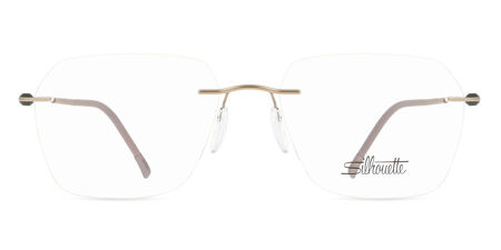 Lunettes Vintage Silhouette 6449 - Monture Ovale Violette/marron, Unisexe Adulte
