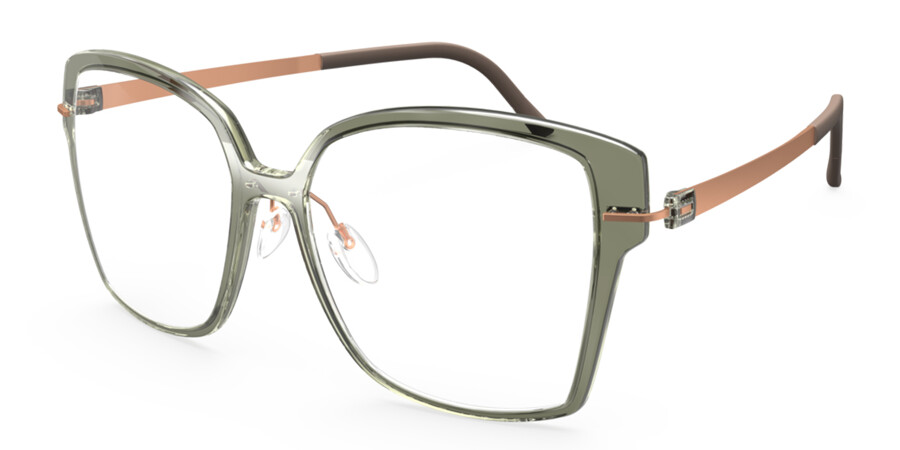 Infinity Pines View Silhouette Infinity View 1611/75 5540 Glasses Transparent Pine Green ...