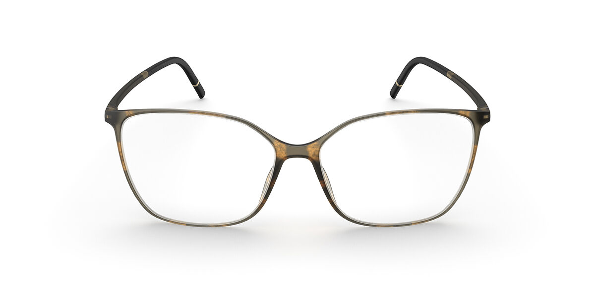 Silhouette Pure Wave Halv Ram 1612/75 6130 53 Sköldpaddemönstradeshell Glasögon (Endast Båge) Kvinna