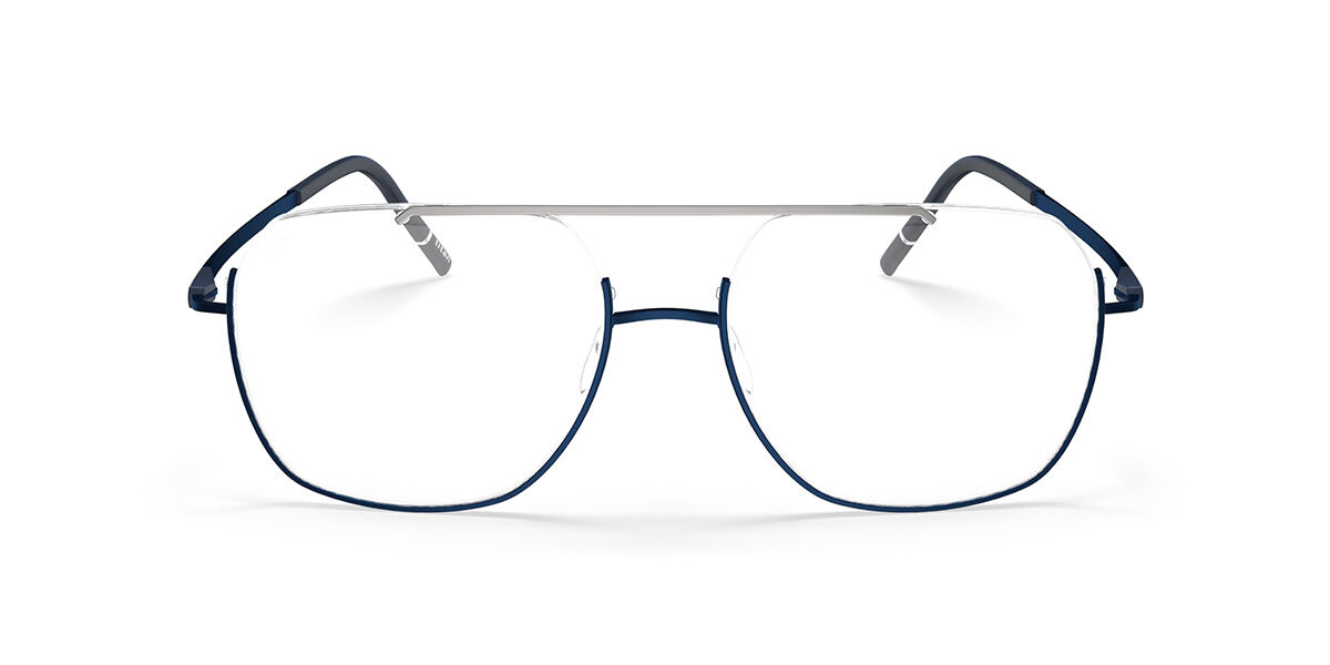 Image of Silhouette Dynamic Dawn 5570/75 4580 Óculos de Grau Masculino Azuis BRLPT