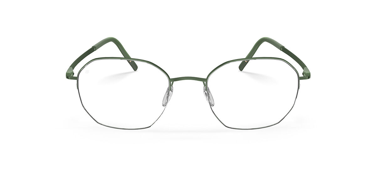 Image of Silhouette Dynamic Dawn 5584/75 5540 Óculos de Grau Masculino Verdes BRLPT