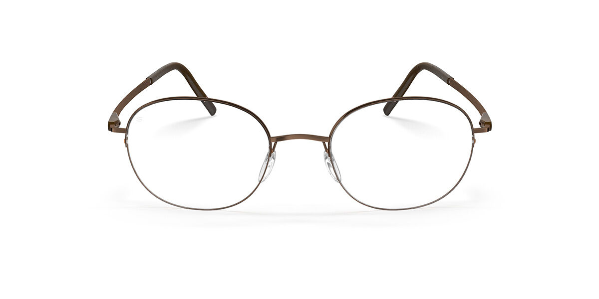Image of Silhouette Dynamic Dawn 5590/75 6040 Óculos de Grau Masculino Marrons BRLPT