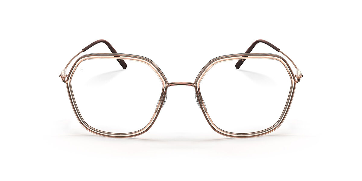 Image of Silhouette Dynamics Colorwave Contour Fullrim 4569/75 3530 50 Guldiga Glasögon (Endast Båge) Kvinna SEK