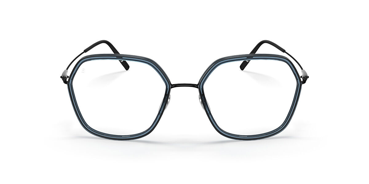 Image of Silhouette Dynamics Colorwave Contour Fullrim 4569/75 9040 50 Blåa Glasögon (Endast Båge) Kvinna SEK