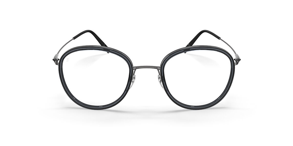 Image of Silhouette Dynamics Colorwave Contour Fullrim 5581/75 6560 45 Silvriga Glasögon (Endast Båge) Kvinna SEK